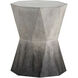 Prism 24 X 19 inch Grey / Black Outdoor End Table